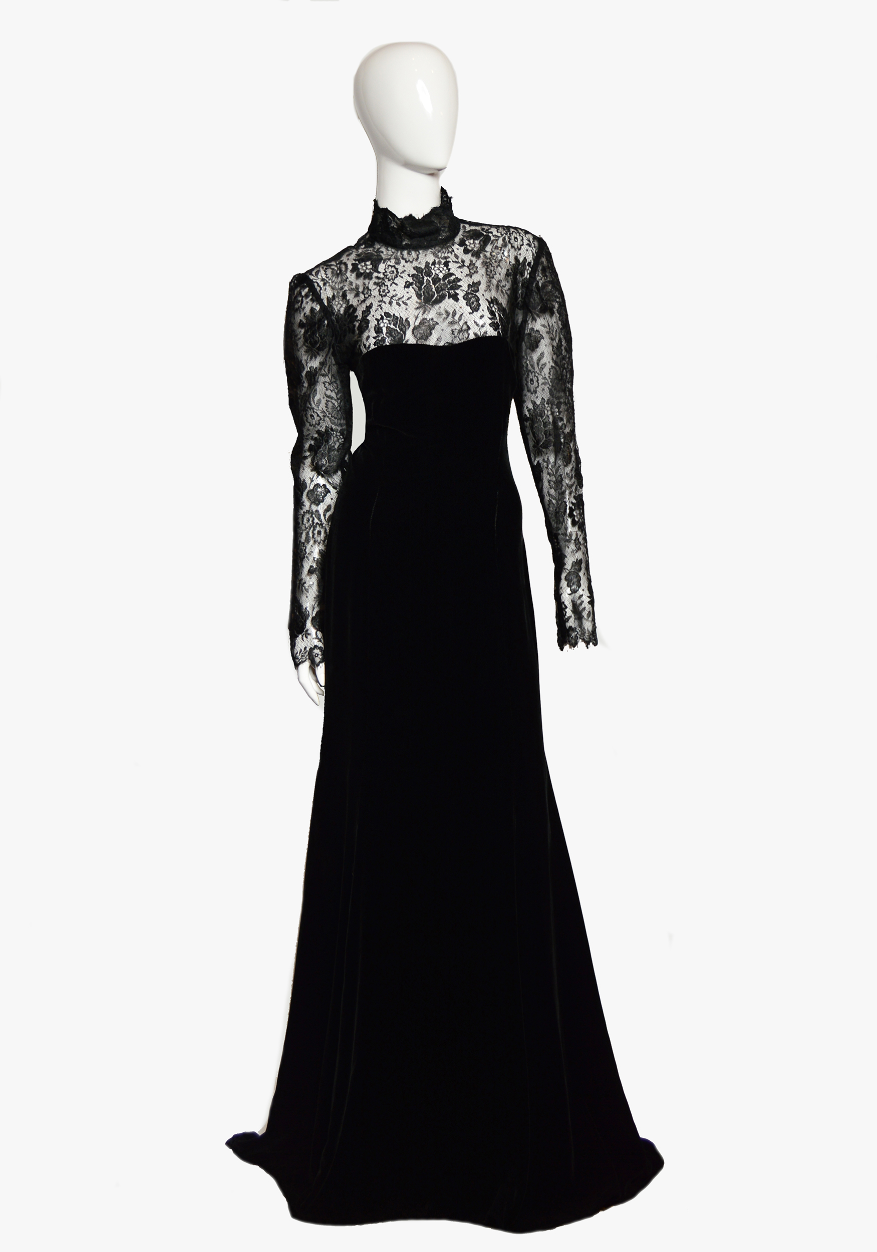 Vintage Ungaro Haute Couture evening dress, 1980s-