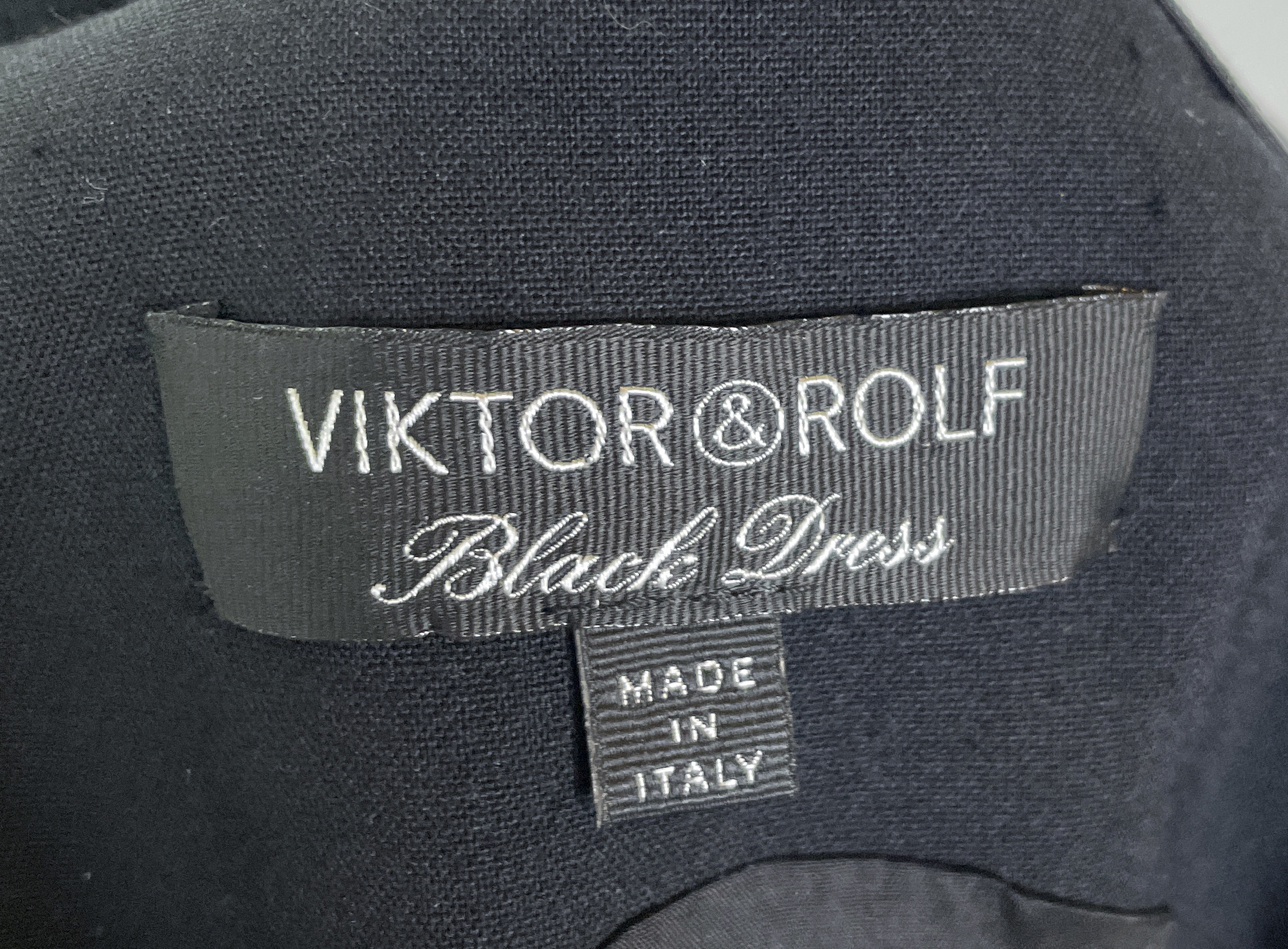 Vintage Victor & Rolf dress on one shoulder-4