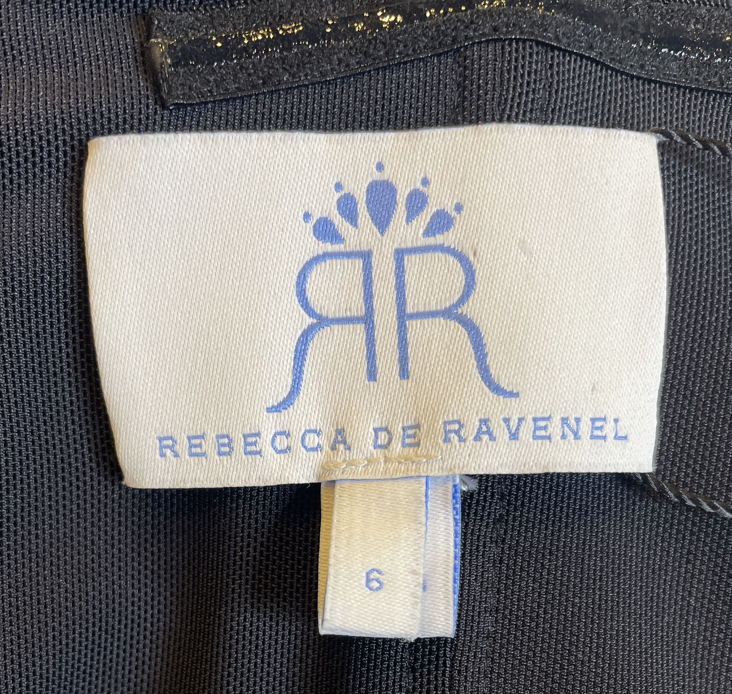 Rebecca De Ravenel black strapless dress-5