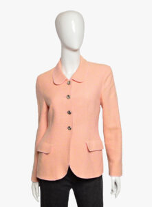 Chanel Vintage Boutique tweed button-up blazer