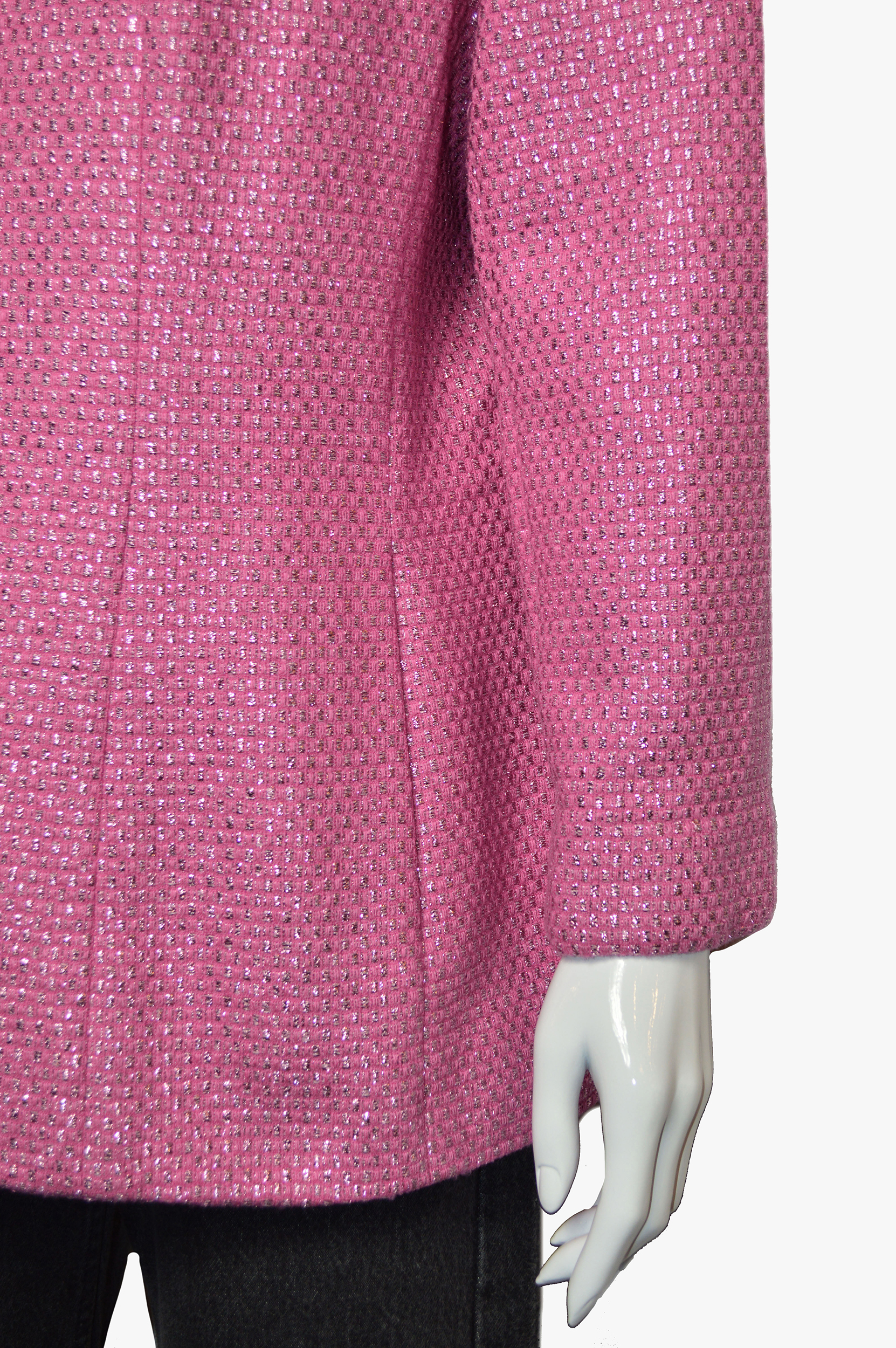 Chanel pink and metallic Vintage blazer, Cruise 2001 collection-5