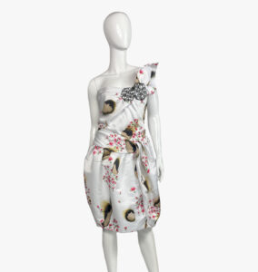 Moschino Couture floral print dress