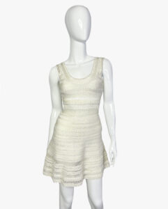 Herve Leger bandage dress embroidered with beads