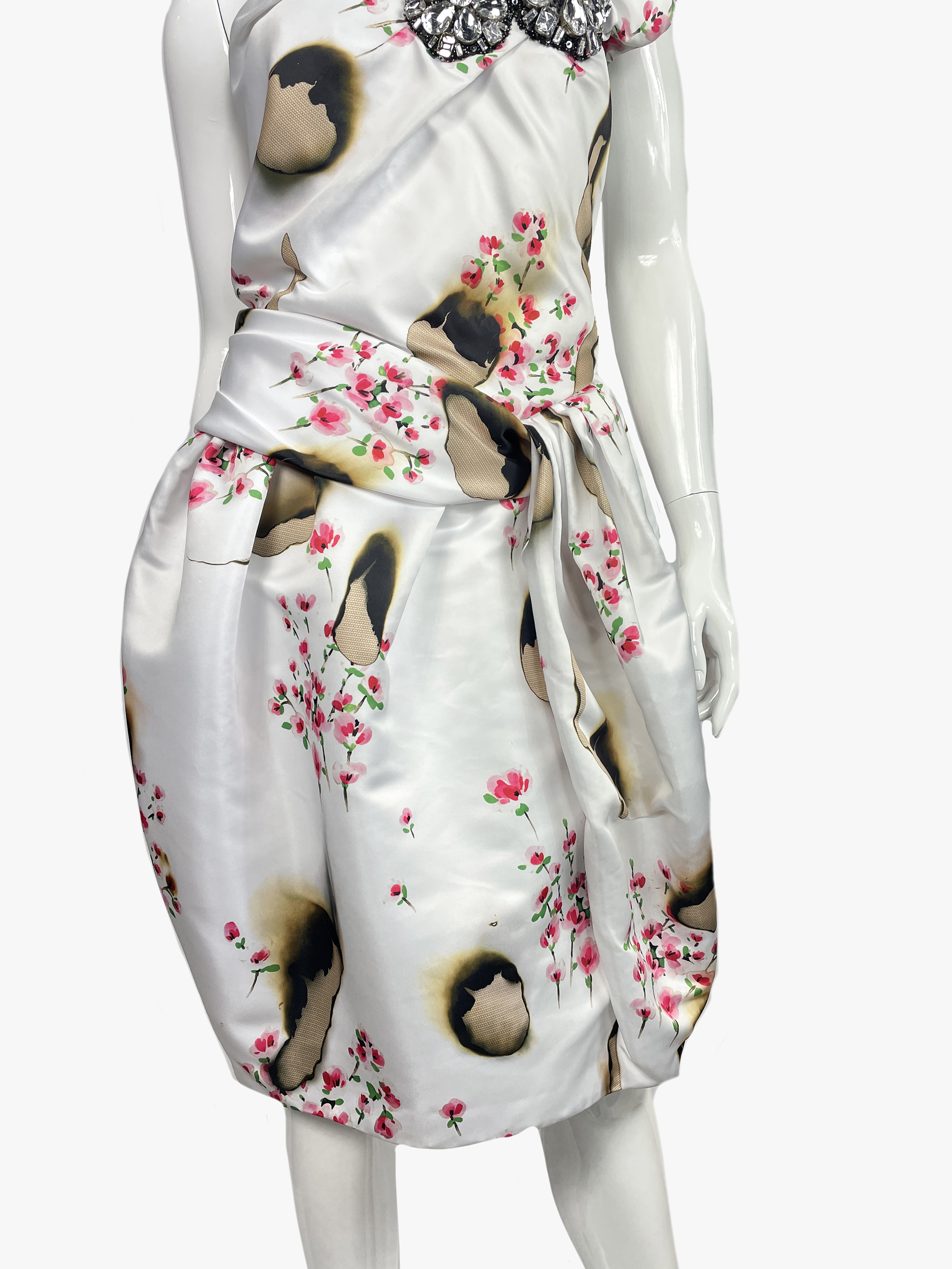 Moschino Couture floral print dress-3