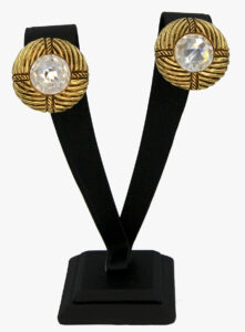 Chanel Vintage Clip-On Earrings,1970S