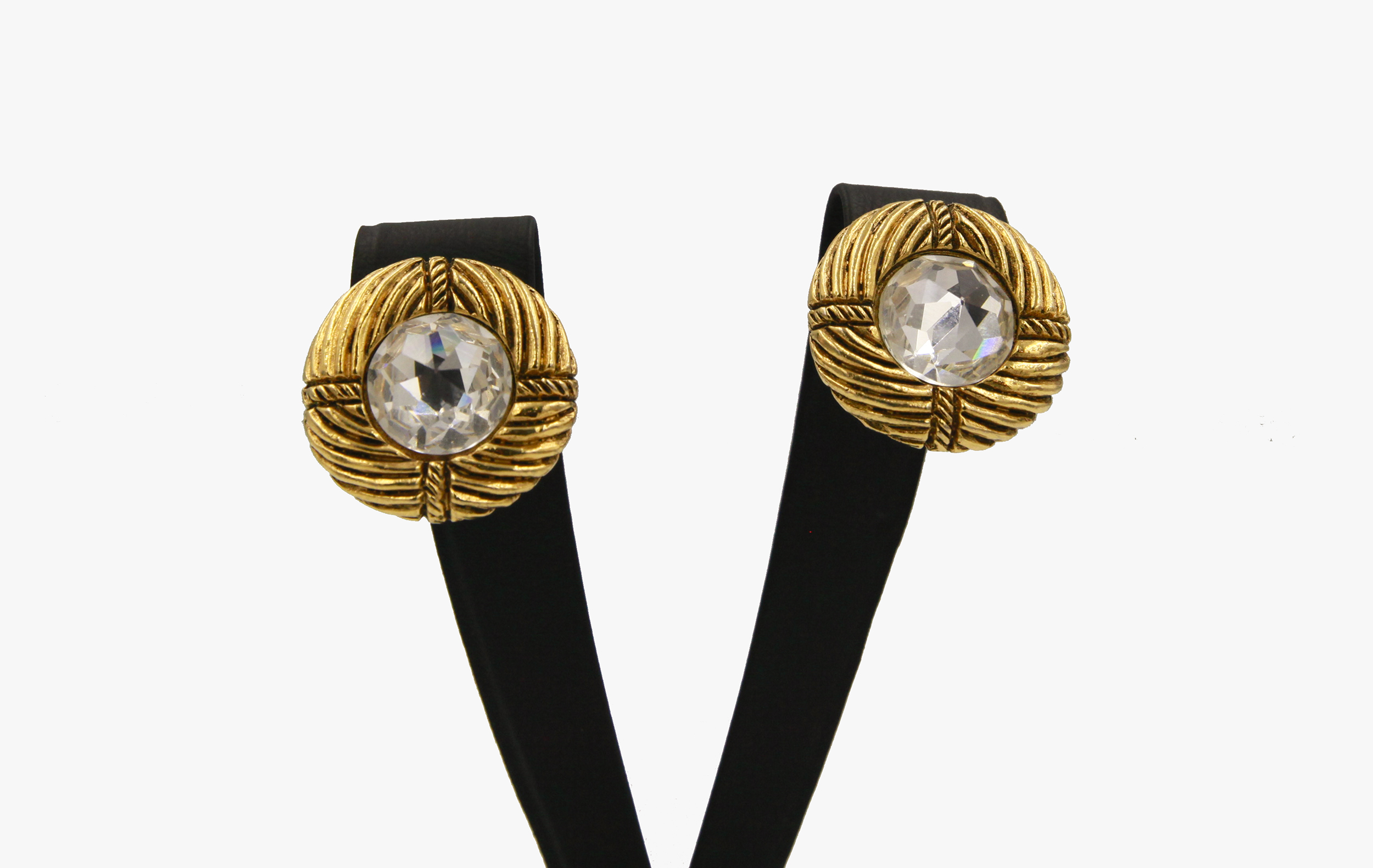 Chanel Vintage Clip-On Earrings,1970S-1