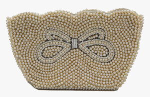 Vintage Japanese handmade beaded clutch