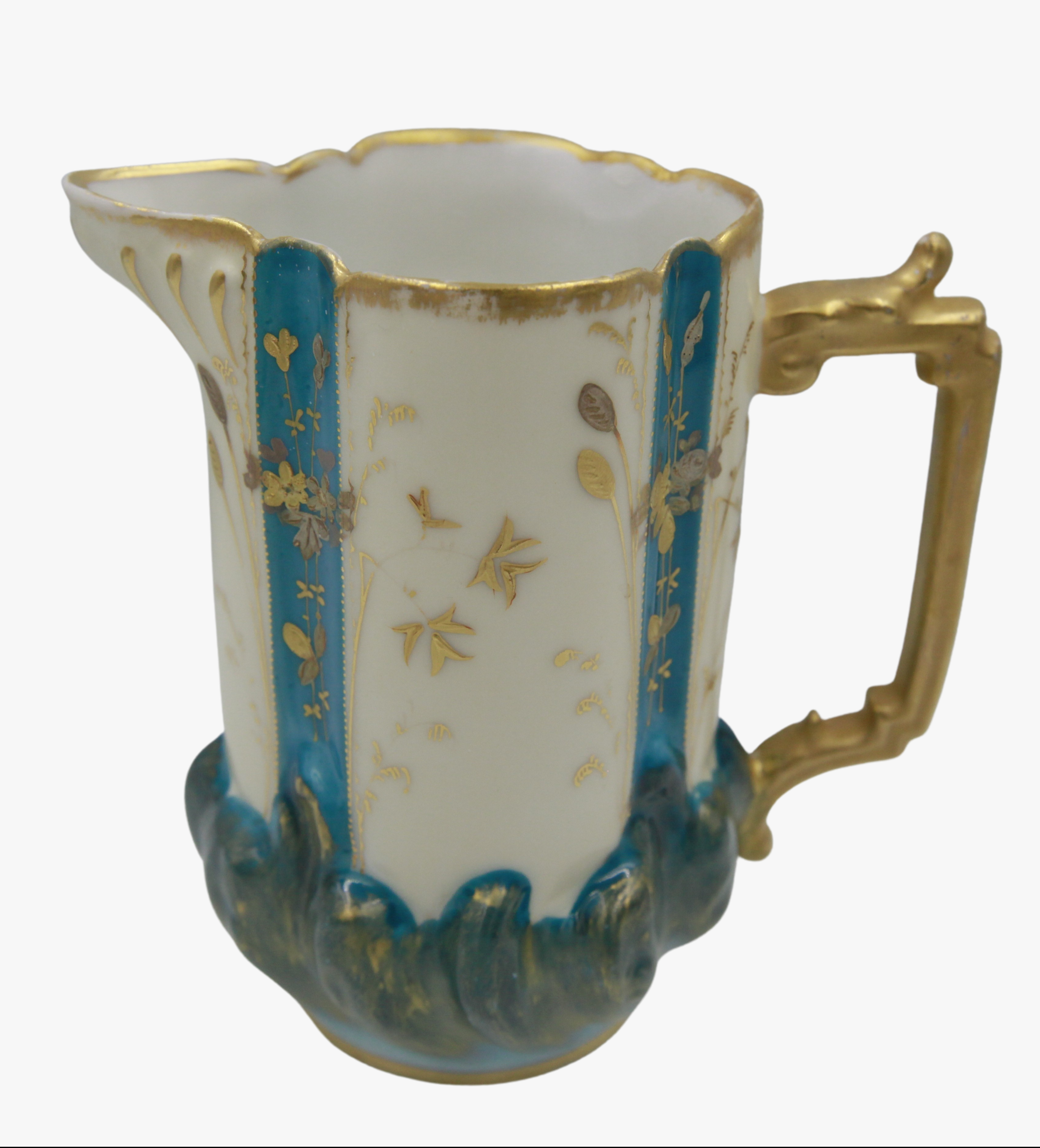 Art Deco Hand Painted Bone China Tea Set, 1930S-4