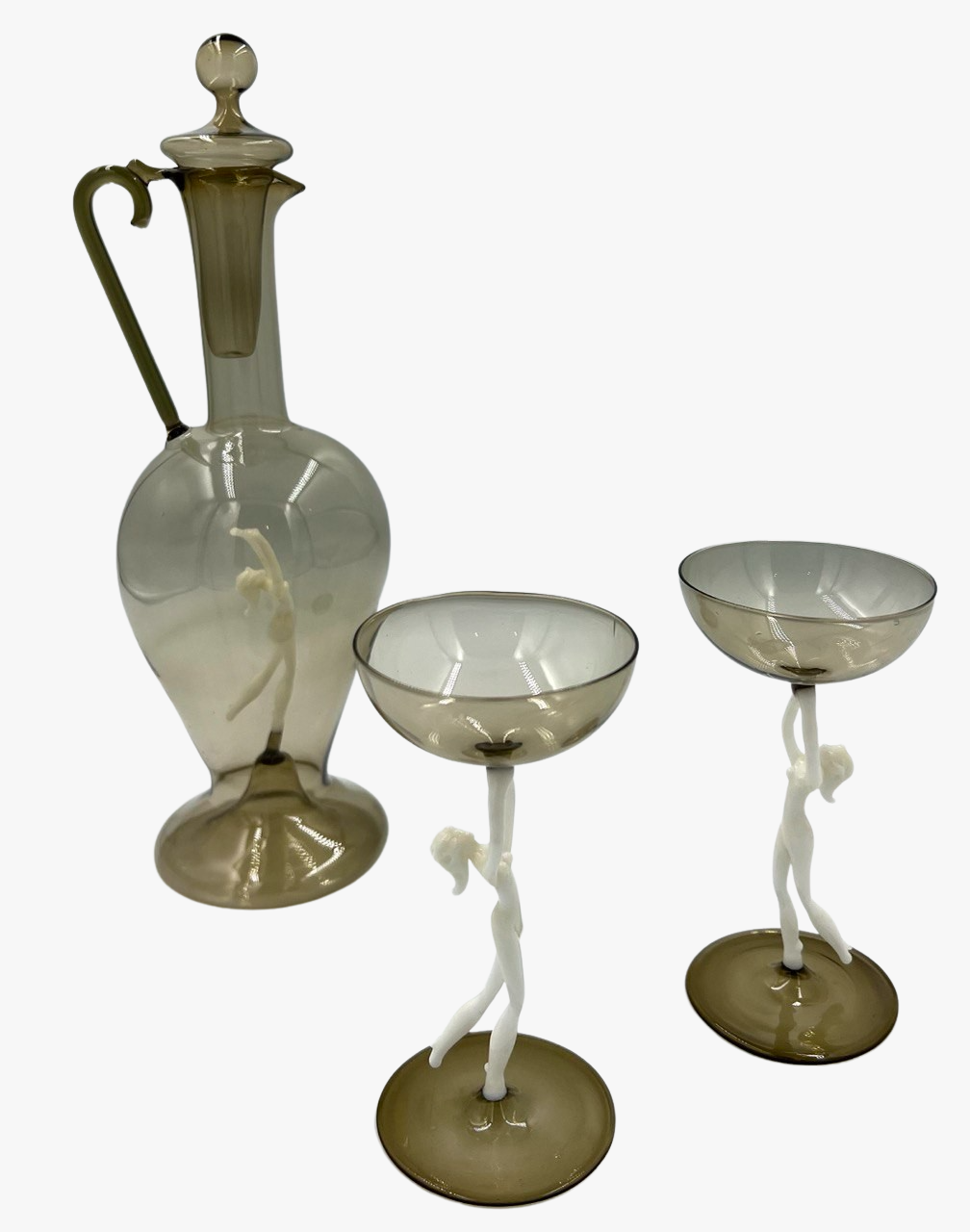 Brown Bimini Glass Set,1930S-