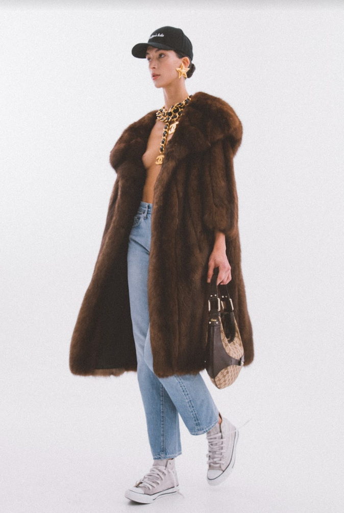 Upcycled Vintage Sable Fur Coat Blood&Honey X Manhattan’s Babe ...