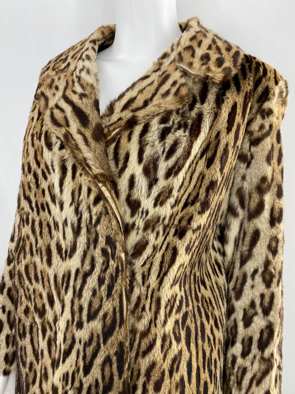 Vintage Real Ocelot Fur Jacket,1950’S-1