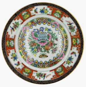 Vintage Chinese Plate With chinese motif,1970’S