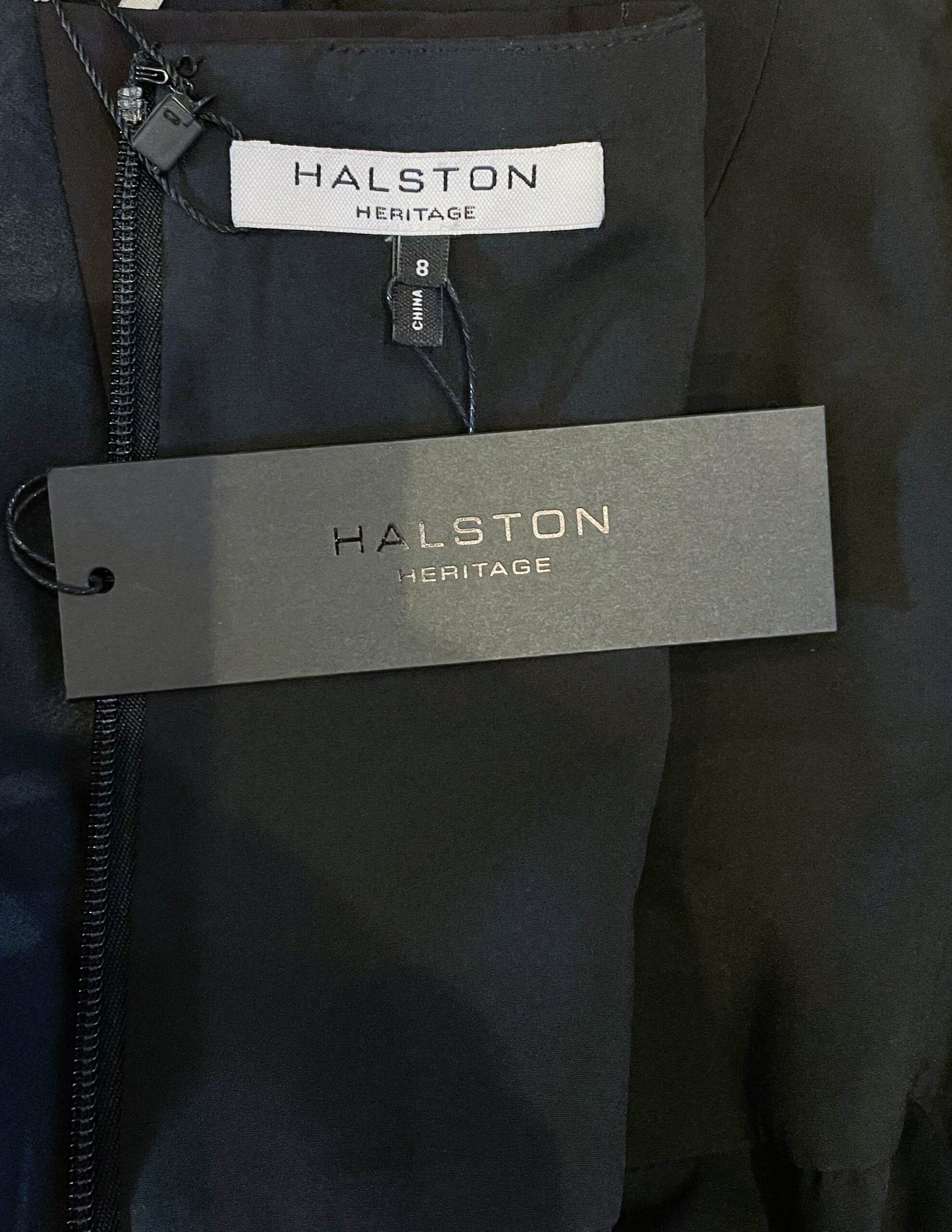 Halston evening bustier dress-4