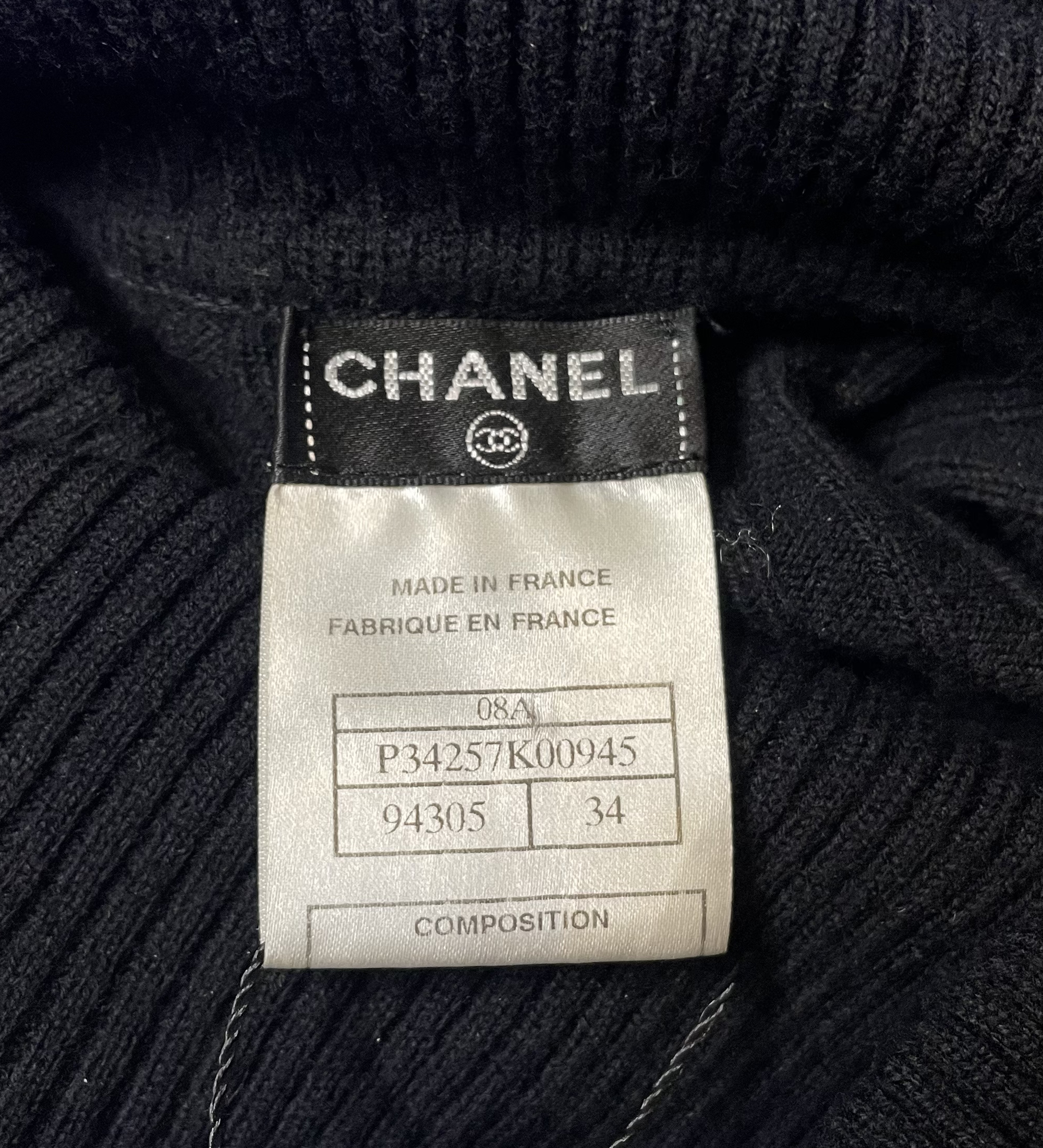 Chanel detachable sleeve wool dress-5