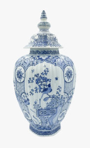 Dutch Delft Blue Handpainted Vase