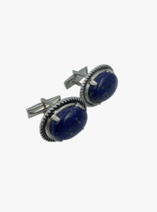 Vintage cufflinks with Lapis Lazuli