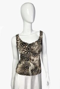 Roberto Cavalli animal print top