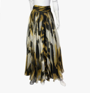 Femmes fatales silk maxi skirt