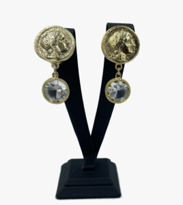 Carolee vintage clips with crystals