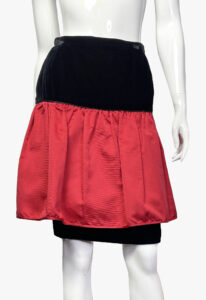 Valentino Boutique vintage velvet skirt