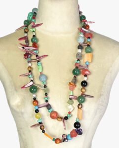 Hand made multi stones necklace