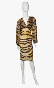 Roberto Cavalli animal print dress