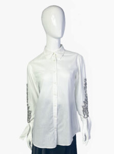 Roberto Cavalli shirt with rhinestone appliqué, 2004