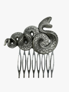 Vintage snake hairpin - comb