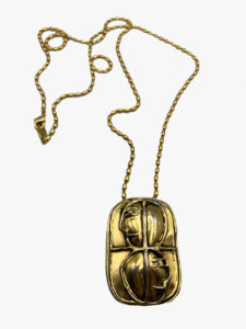 Vintage Cathy Gins for Accessocraft gold-tone necklace