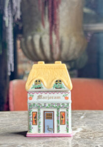 Lenox Porcelain “Spice Village House” Marjoram Jar