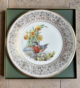 Lenox Limited Edition “Robin” by Boehm Birds Plate, 1977