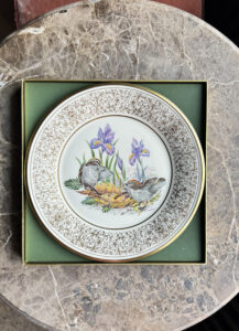 Lenox Limited Edition “Golden-crowned kinglets” by Boehm Birds Plate, 1979