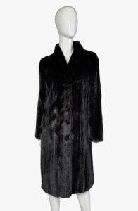 Upcycled vintage classic style mink fur coat Blood&Honey X Manhattan’s Babe