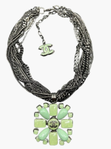 Chanel CC Cross Pendant and Multistrand Necklace , 2011