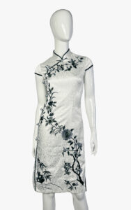 Vintage qipao dress with embroidery