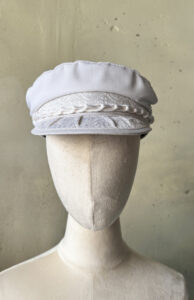 Vintage white sailor cap