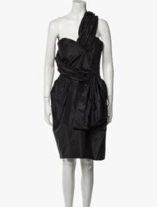 Lanvin silk evening dress