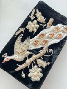 Vintage Embroidered Clutch