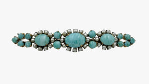 Vintage howlite brooch