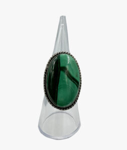 Vintage malachite ring