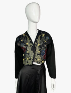 Vintage embroidered and sequined cardigan