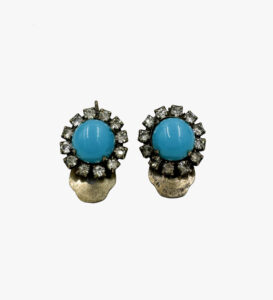 Kenneth Jay Lane vintage clip-on earrings, 1960s