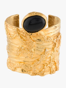 Yves Saint Laurent Arty textured cuff bracelet