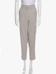 Brunello Cucinelli straight leg silk pants