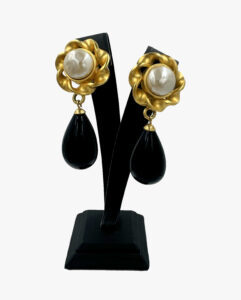 Karl Lagerfeld vintage clip-on earrings