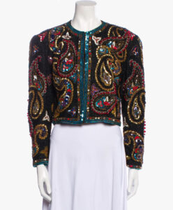 Jeanette for St. Martin paisley print evening jacket