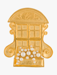 Karl Lagerfeld vintage french window brooch