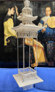 Vintage chinese bead pagoda
