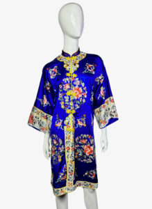 Vintage сhinese silk embroidered robe