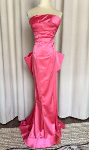 Andre Tan evening bustier bow dress